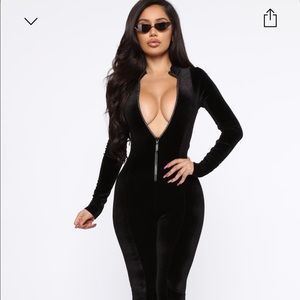 “In your Dreams” Velvet Jumpsuit